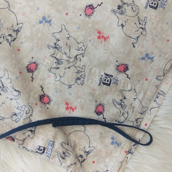 Dr. Seuss Horton Hears A Who Nursing Scrub Top - Picture 3 of 4